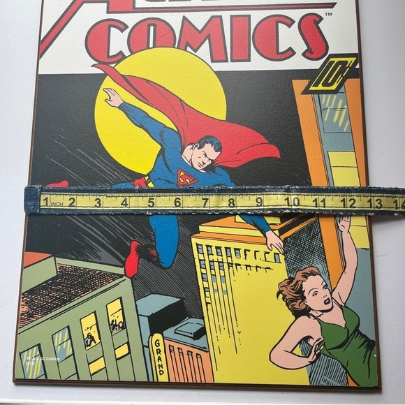 Marvel Clark Kent Superman Comics Group Wooden Hanging Art Board - Picture 7 of 8
